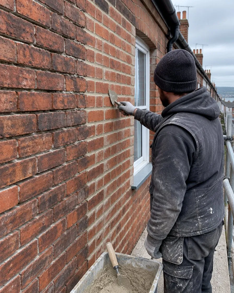 Brickwork and repointing in Redruth
