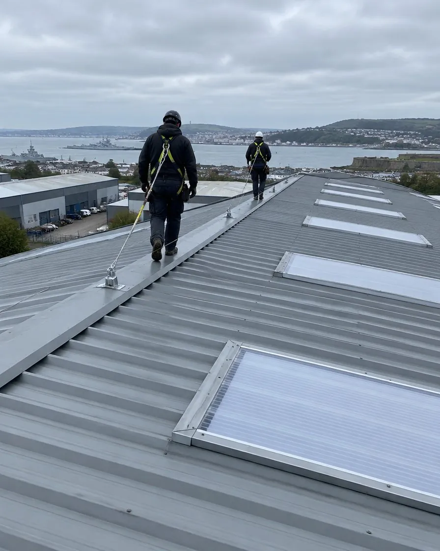 Commercial roofing in Redruth