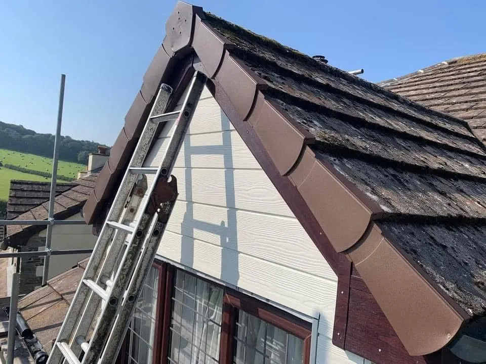 New fascias, bargeboards and guttering in Redruth