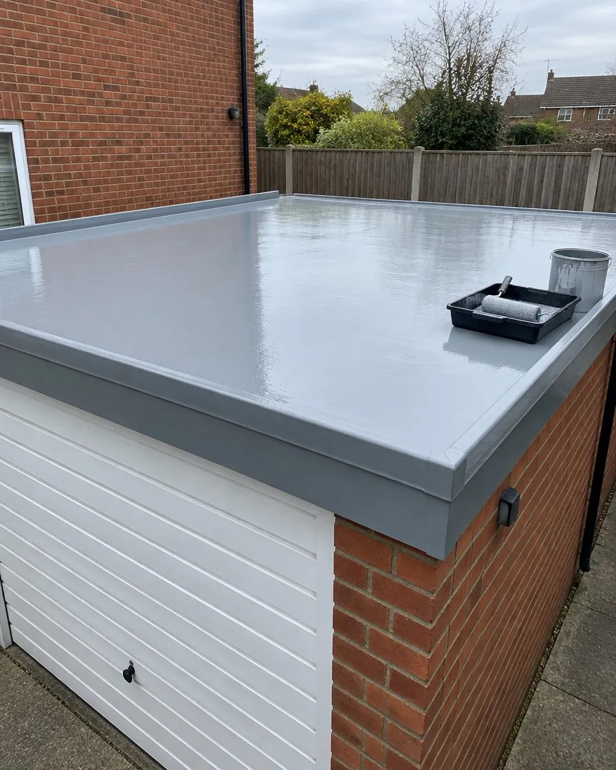 Garage roof replacement in Redruth
