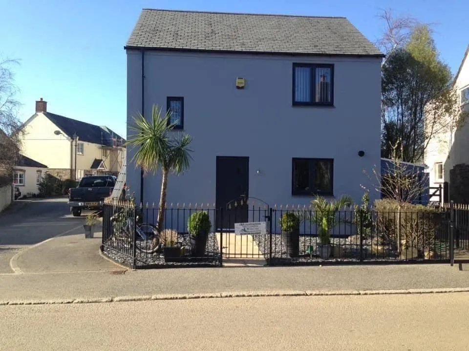 Finished exterior painting and roofline work in Redruth